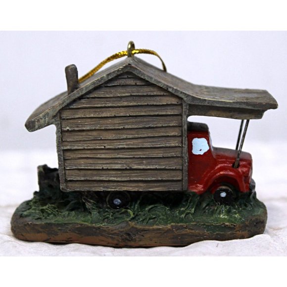 NWT Young Inc. Redneck Motorhome Ornament Resin Country Christmas Holiday Decor - Picture 4 of 7